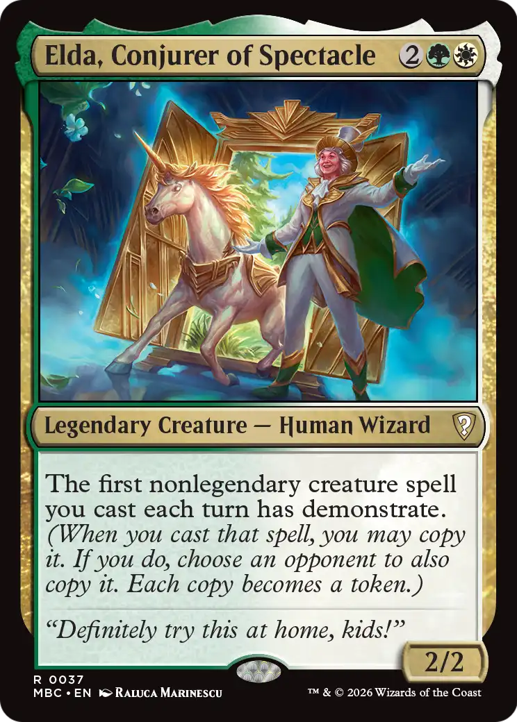 Elda, Conjurer of Spectacle [Mystery Booster: Commander Edition]
