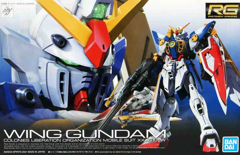 Bandai RG 1/144 Wing Gundam "Gundam Wing"