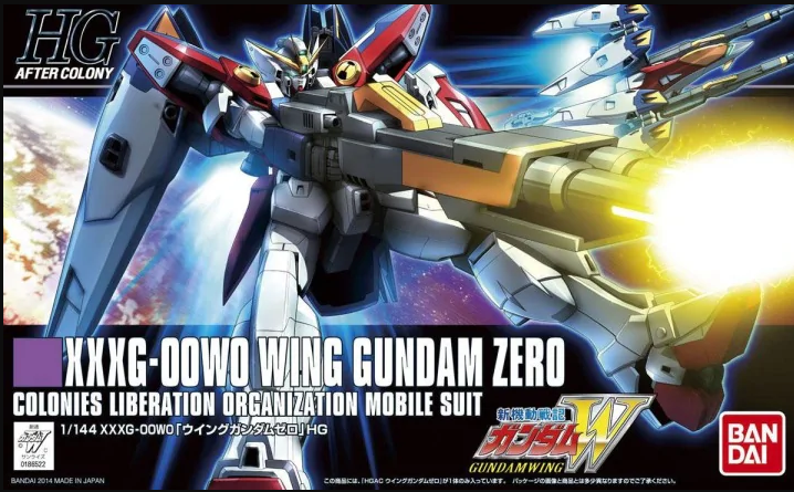 Gunpla HG 1/144 XXXG-00W0 Wing Gundam Zero "Gundam Wing"