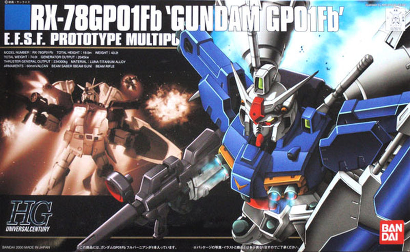 Bandai HGUC 1/144 RX-78 GP01FB Gundam