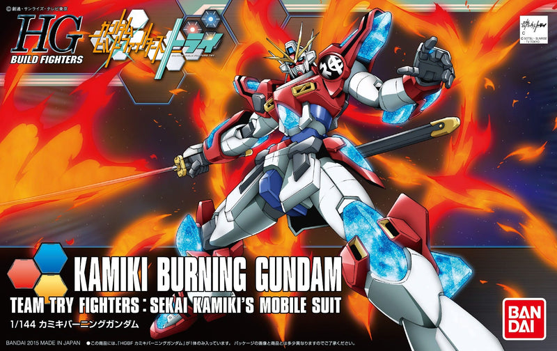 Bandai HGBF 1/144 Kamiki Burning Gundam 'Gundam Build Fighters Try'