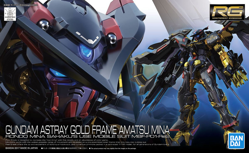 Bandai RG 1/144 Gundam Astray Gold Frame Amatsu Mina 'Gundam SEED Astray'