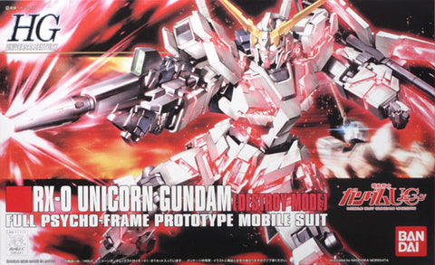 Gunpla HG 1/144 RX-0 Unicorn Gundam (Destroy Mode) "Gundam Unicorn" #100