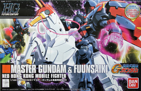 Gunpla HG 1/144 GF13-001NHII Master Gundam + Fuunsaiki "G Gundam" #128