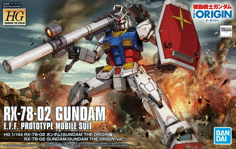 Bandai HG 1/144 RX-78-02 Gundam 'Gundam The Origin'