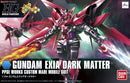 Bandai HGBF 1/144 Gundam Exia Dark Matter 'Gundam Build Fighters'