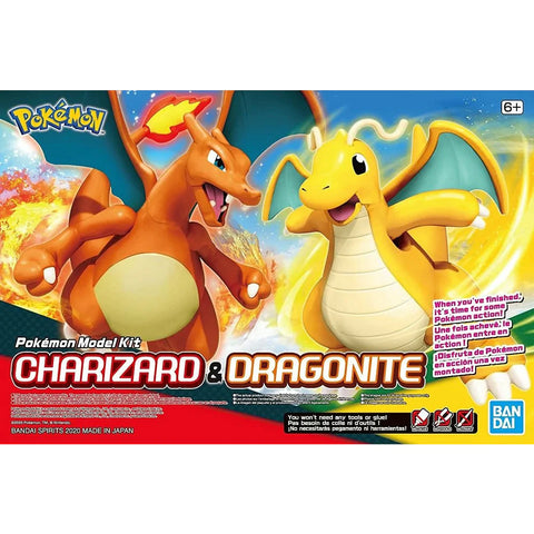 Bandai Spirits Pokemon Model Kit Charizard & Dragonite