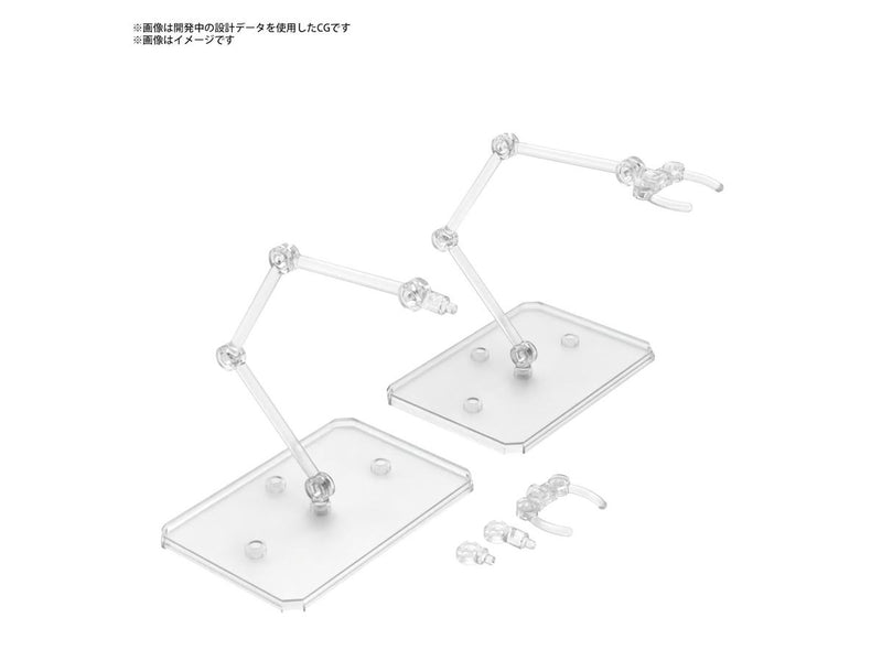 Bandai 1/144 Action Base 6 Display Stand Clear