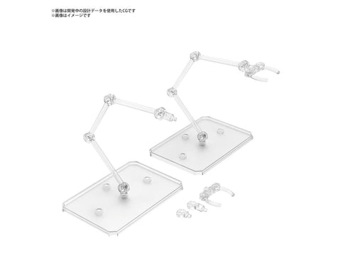 Bandai 1/144 Action Base 6 Display Stand Clear