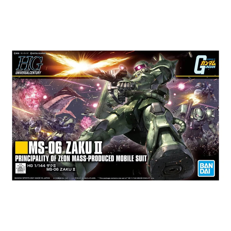 Bandai 1/144 HGUC MS-06 Zaku II "Mobile Suit Gundam"