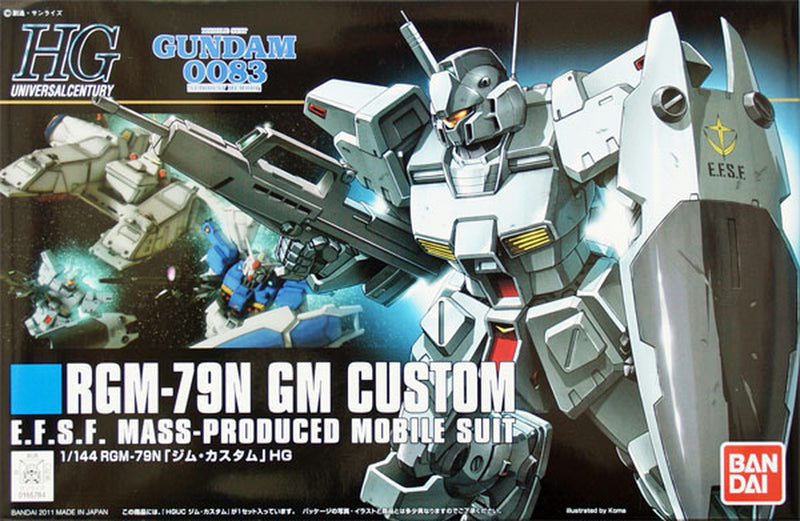 Gunpla HG 1/144 RGM-79N GM Custom "Gundam 083: Stardust Memory"