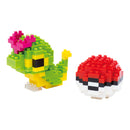 Nanoblock Pokemon Series Caterpie & Poke Ball