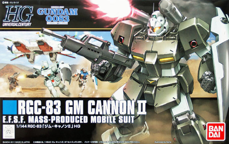 Gunpla HG 1/144 RGC-83 GM Cannon II "Gundam 0083: Stardust Memory"