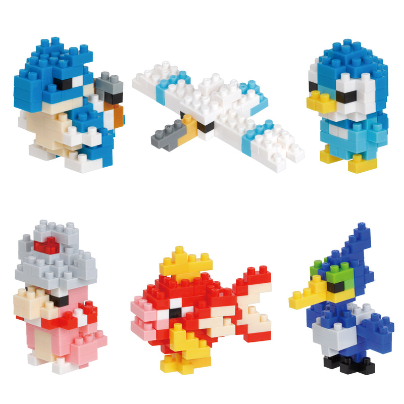 Nanoblock Mininano Series Pokemon Type Water Set 1