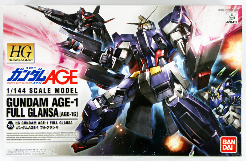 Bandai HGAGE 1/144 Gundam AGE-1 Full Glanza "Gundam AGE"