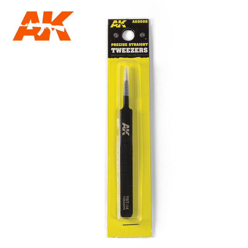 AK Interactive Precise Straight Tweezers