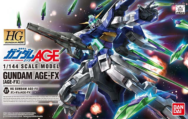 Gunpla HG 1/144 AGE-FX Gundam AGE-FX "Gundam AGE"