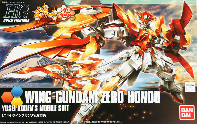 Bandai HGBF 1/144 Wing Gundam Zero Honoo 'Gundam Build Fighters Try'