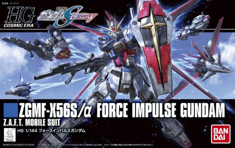 Gunpla HG 1/144 ZGMF-X56S/α Force Impulse Gundam "Gundam SEED Destiny" #198