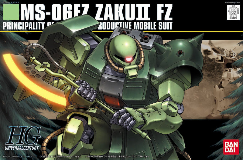 Bandai HGUC 1/144 Gundam MS-06FZ Zaku II Kai