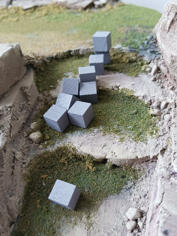 GK Wooden Cube Token Pack - Grey