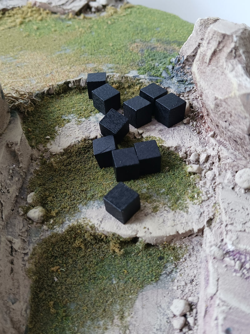 GK Wooden Cube Token Pack - Black