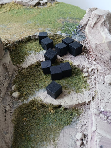 GK Wooden Cube Token Pack - Black