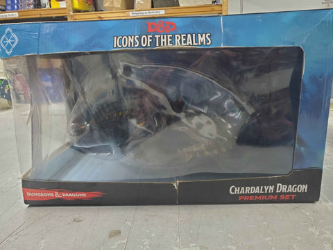 USED - D&D Minis Icons of the Realms 17: Icewind Dale Chardalyn Dragon
