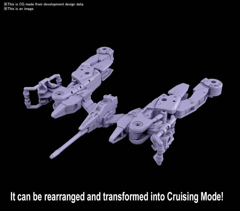 Bandai HG 1/144 Space Craft (Purple) Extended Armament Vehicle "30 Minute Missions"