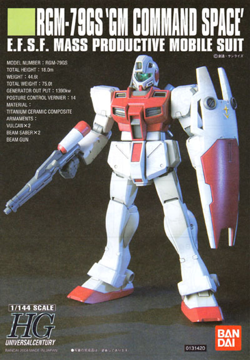 Gunpla HG 1/144 RGM-79GS GM Command Space Type "Gundam 0080: War in the Pocket"