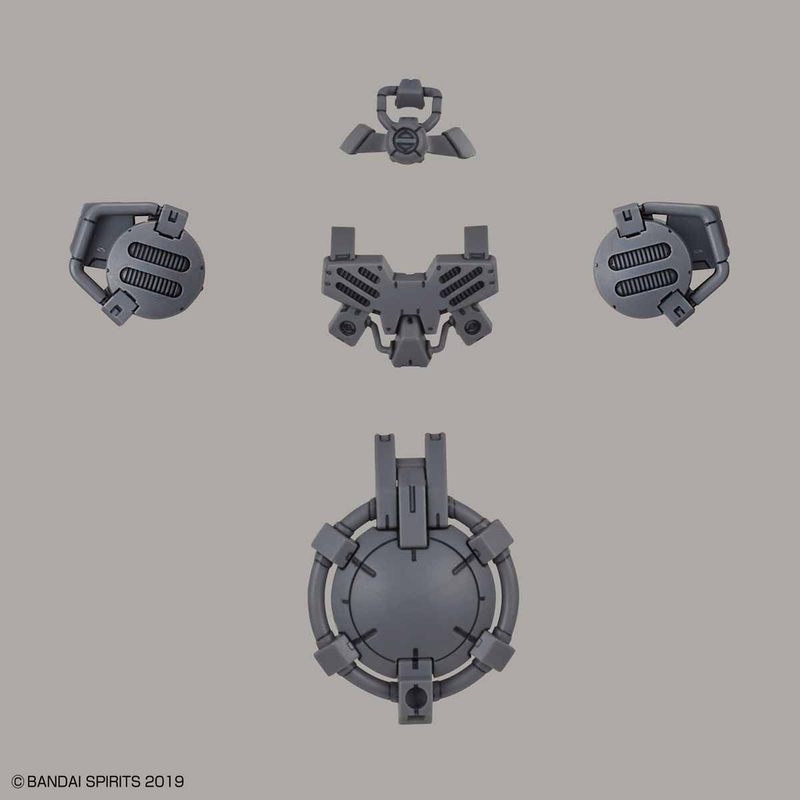 Bandai HG 1/144 Special Forces Option Armor for Portanova Light Gray "30 Minute Missions"
