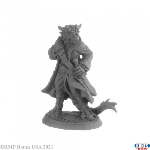 Reaper Mini Legends: RM30035 Captain Blackscale, Dragonfolk Pirate