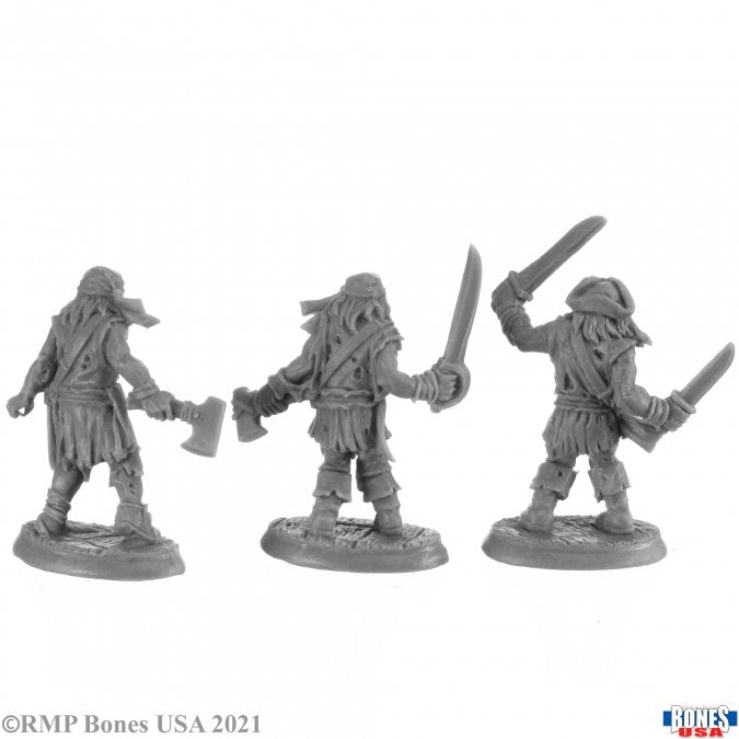 Reaper Mini USA RM30040 Zombie PIrates (3)