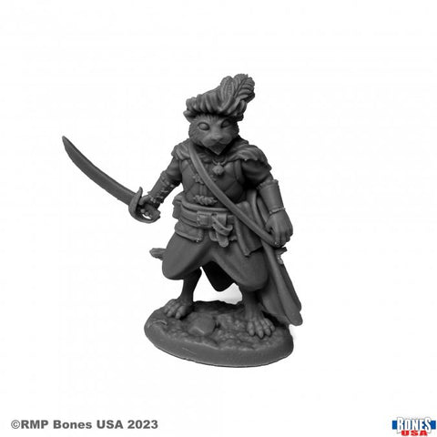 Reaper Mini Legends: RM30132 Gerard, Catfolk Bard