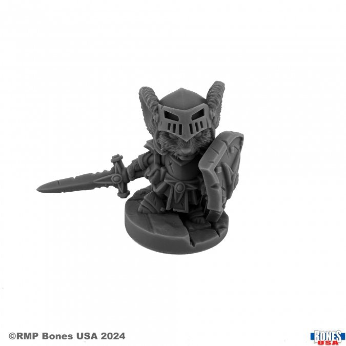 Reaper Mini Legends: RM30253 Mousling, Knight Of The Flame Wyrm On Foot
