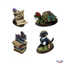 Reaper Mini Dungeon Dwellers: RM30284 Fancy Hat Familiars (4)