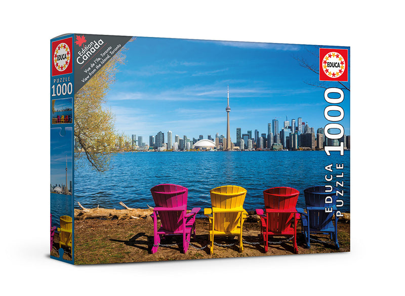 Educa Puzzle 1000 pieces - View from the island, Toronto