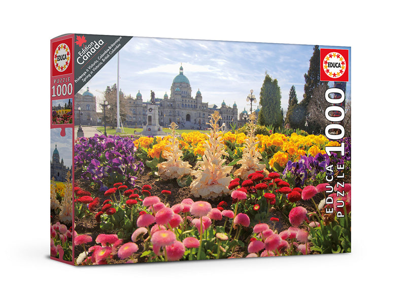 Educa Puzzle 1000 pieces - Spring in Victoria, British Columbia