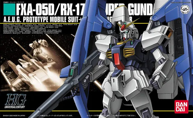 Gunpla HG 1/144 FXA-05D/RX-178 SUPER GUNDAM "Zeta Gundam"
