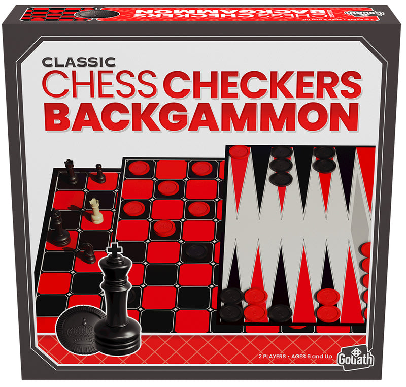 Checkers / Chess / Backgammon 3-In-One Classic Games