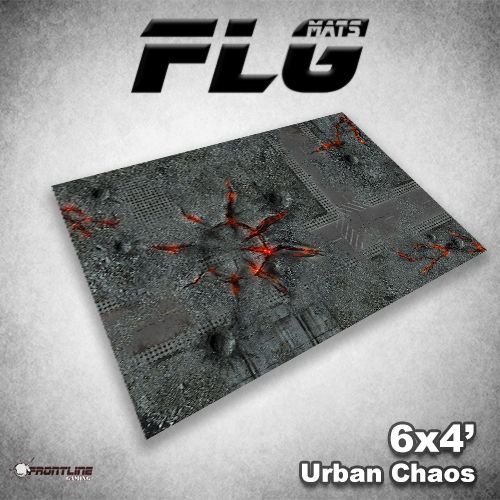 Frontline Gaming Mat 6'x4' Urban Chaos