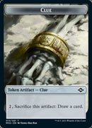 Clue (15) // Timeless Dragon Double-Sided Token [Modern Horizons 2 Tokens]