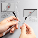 Gunpla Action Base 8 Display Stand Clear