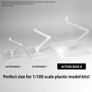 Gunpla Action Base 8 Display Stand Clear