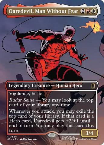 Daredevil, Man Without Fear (Borderless) (0324) [Marvel Super Heroes]