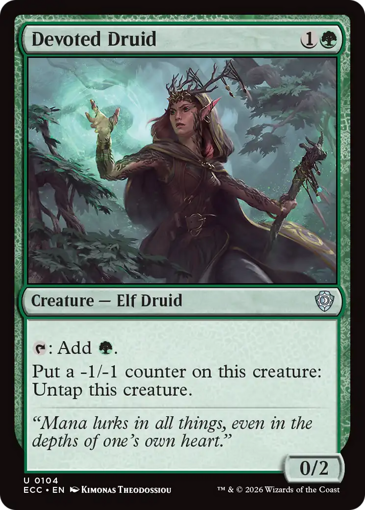 Devoted Druid [Lorwyn Eclipsed Commander]