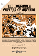 RPG OSR The Forbidden Caverns of Archaia Monochrome
