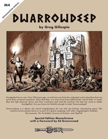 RPG OSR Dwarrowdeep (Monochrome)