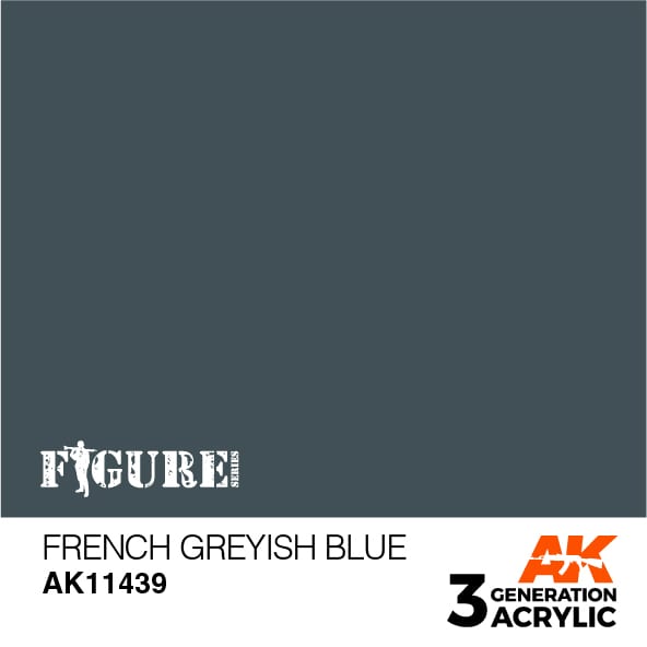 AK Interactive 3rd Gen Acrylic French Greyish Blue 17ml