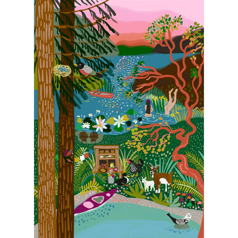 Villager Puzzle 1000 Piece Salt Spring Island